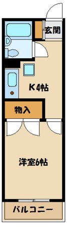 ヤマザキマンションの物件間取画像